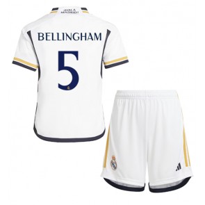 Real Madrid Jude Bellingham #5 kläder Barn 2023-24 Hemmatröja Kortärmad (+ korta byxor)